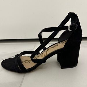 Sam Edelman Black Strappy Heels